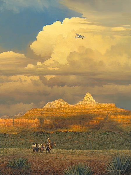 "New Sounds in an Ancient Canyon" William S. Phillips Giclee Canvas